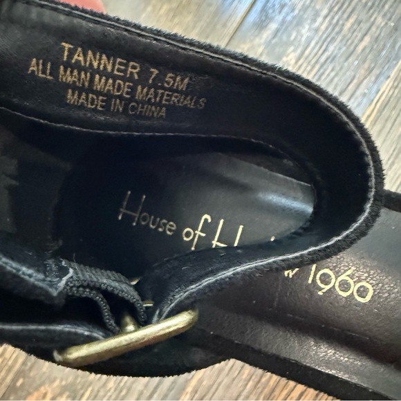 House of Harlow Tanner Heeled Sandal Size 7 1/2 EUC Platform - Picture 4 of 8
